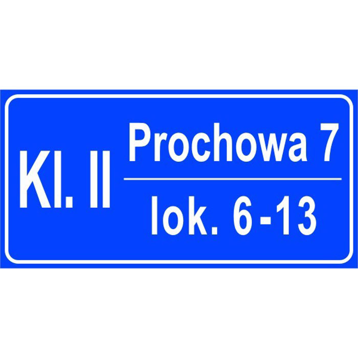 Tabliczka na klatkę schodową wzór 8